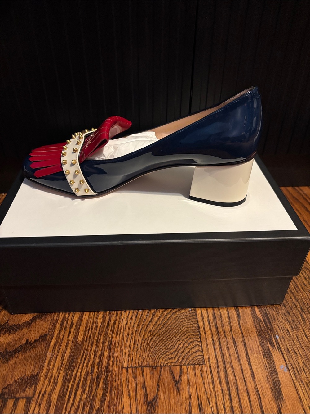 Women's GUCCI loafers Size 40.5 size 10.5 - Picture 8 of 14